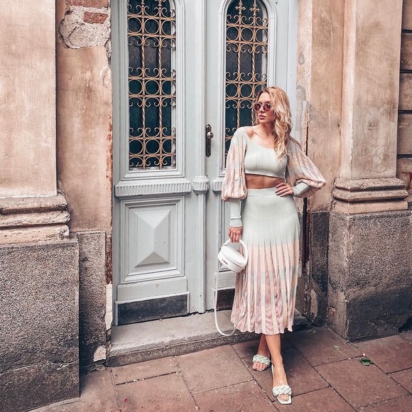 NWT Zara pleated knit skirt - Picture 12 of 14